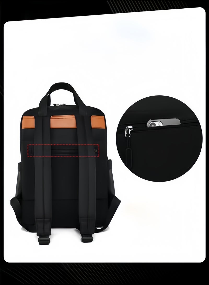 حقيبة ظهر نسائية كاجوال للأعمال متعددة الوظائف من أكسفورد لحمل الكمبيوتر المحمول والسفر ومقاومة للتآكل وحقيبة يومية مقاومة للغبار مع جيوب تناسب 13 بوصة للعمل والمكتب - Image 5